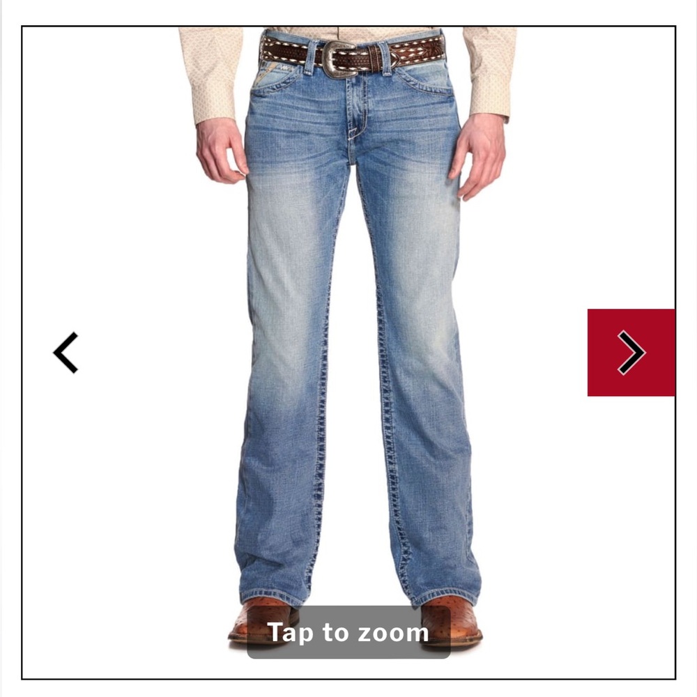 Men’s Ariat M7 slim fit straight leg jeans